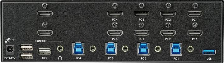 Productafbeelding StarTech KVM Switch HDMI 4 Port - 4K 30 Hz - KVM Extender voor HDMI - KVM HDMI Switcher