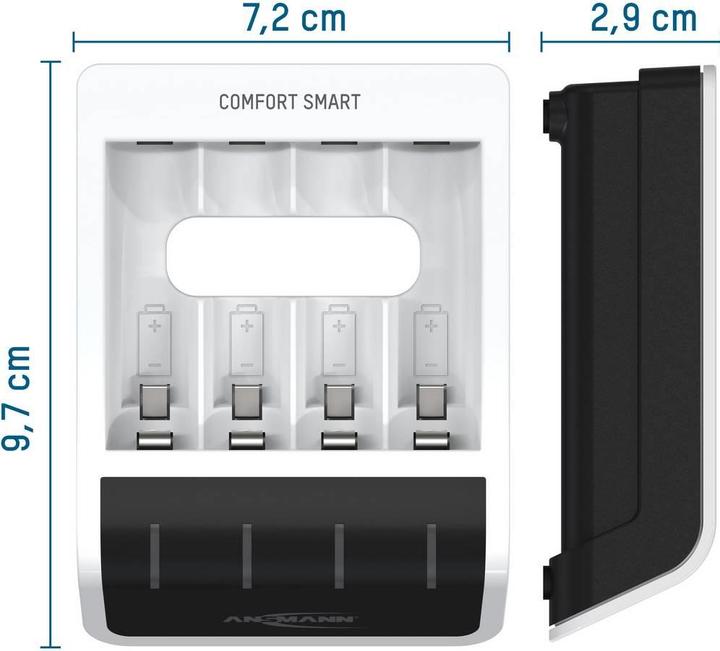Produktbild Ansmann Comfort Smart (4 Stk., AA, 800.80 mAh, Akku)