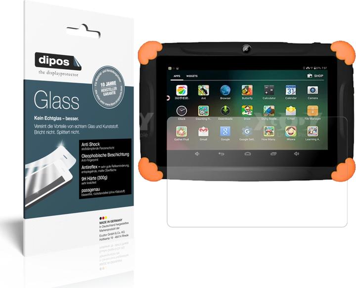 Actual product image Dipos Screen Protector Anti-Shock (2 Piece, Xgody T703)
