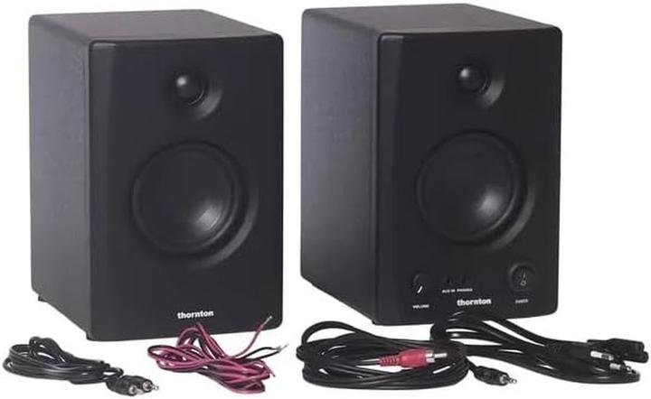 Actual product image Thornton Active studio monitors with Bluetooth, balanced inputs, headphone output, and acoustic tuning (Active, Pair)