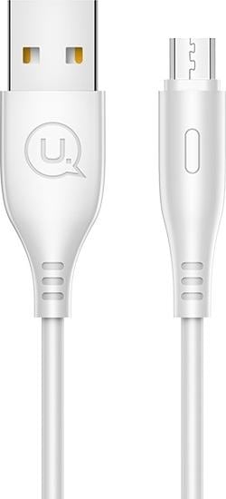 Produktbild Usams Kabel U18 microUSB 2A Fast Charge 1m bialywhite SJ268USB02 USSJ268 (1 m, USB 2.0)