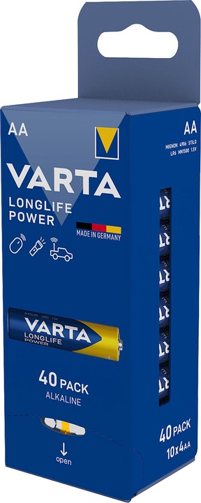 Varta Mignon - battery 40 x AA / LR6 - alkaline manganese (40 pcs., AA, 2960 mAh)