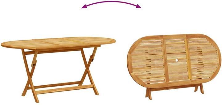Produktbild vidaXL Garten Essgruppe (160 x 85 x 75 cm)