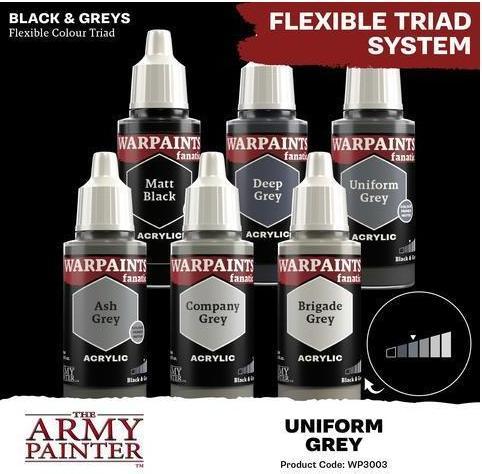 Immagine prodotto The Army Painter Colore Warpaints Fanatic: Grigio Uniforme 18 ml
