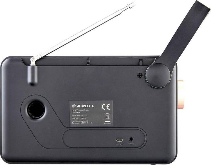 Immagine prodotto Albrecht DR 750 (FM, DAB, Bluetooth)