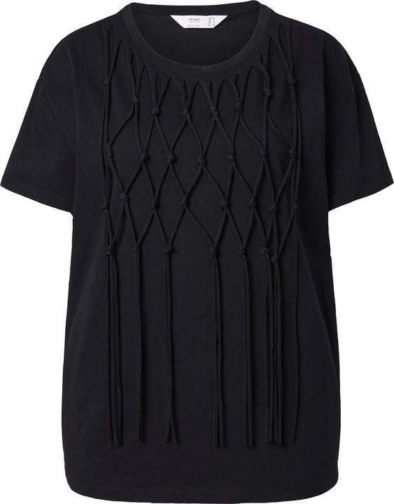 Produktbild Angel of Style T-Shirt, Boxy Fit, Knotenfransen (48)