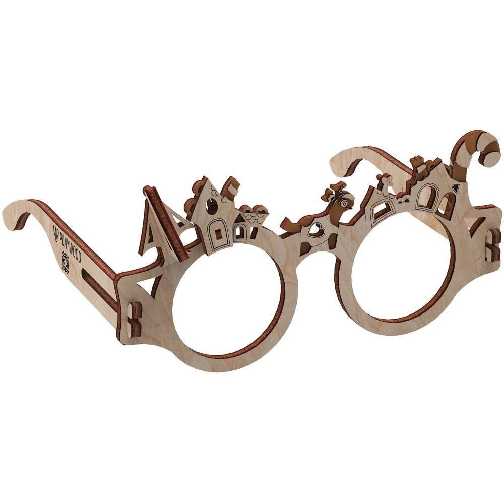 Mr Playwood LUNETTES MAISON PAIN D'EPICES 8PCS (FR-DE-EN-POL-ES-RU-UKR) (8 pezzi)