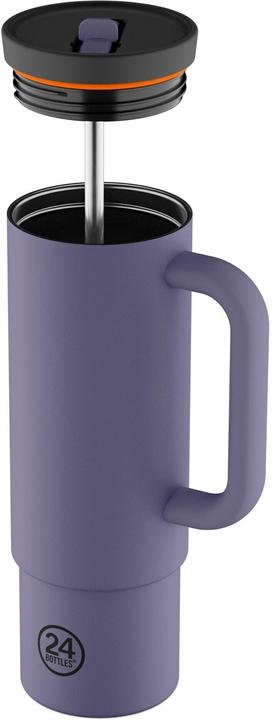 Productafbeelding 24 Bottles Thermobecher Straw Cup 800 ml, Dunkelviolett (0.80 l)