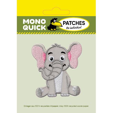 Thumbnail - Mono Quick Elefant, Applikationen, Grau
