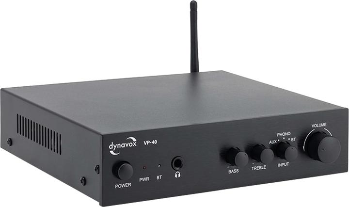 Produktbild Dynavox Stereo KompaktVerstärker VP40 mit PhonoEingang und BT, Farbe schwarz