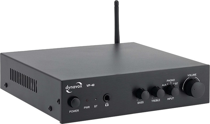 Immagine prodotto Dynavox Amplificatore stereo compatto VP40 con ingresso phono e BT, colore nero