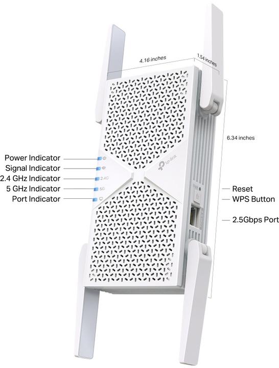Produktbild TP-Link BE6500 (5764 Mbit/s, 688 Mbit/s)