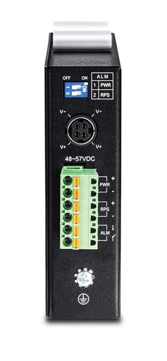 Actual product image Trendnet TI-PG541 PoE+ Industrial Gigabit DIN-Rail (6 Ports)