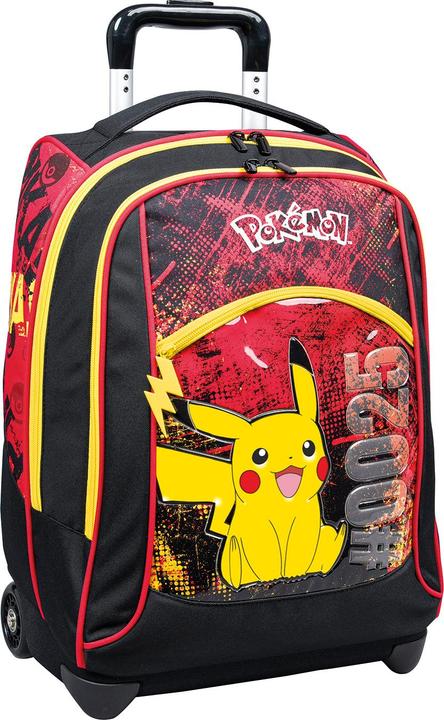 Actual product image Seven Pokémon Pikachu Avengers Groot School Backpack with Trolley System (37 l)