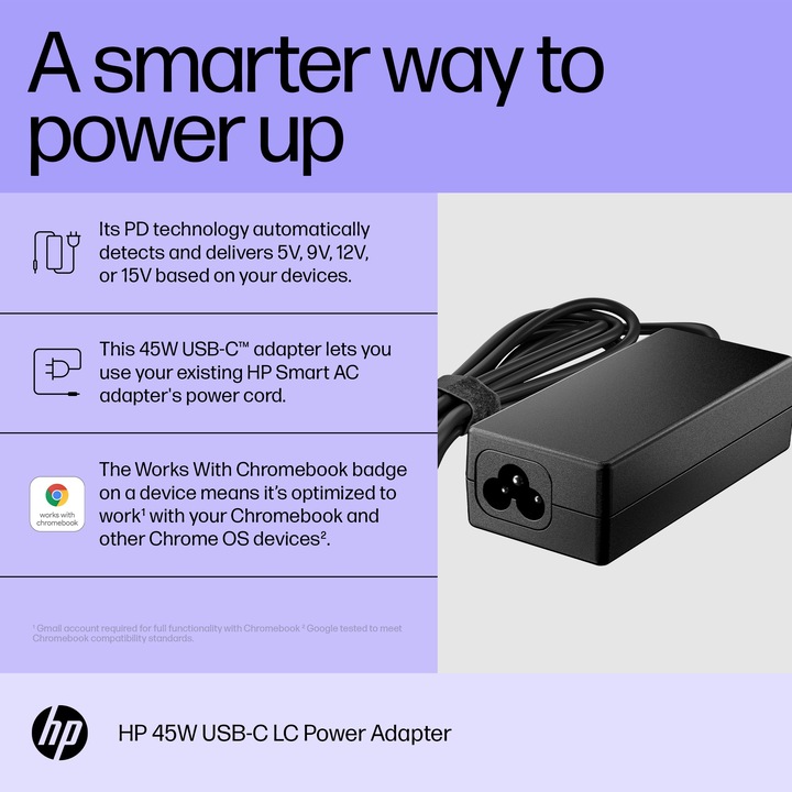 Immagine prodotto HP USB-C LC Power Adapter (45 W)