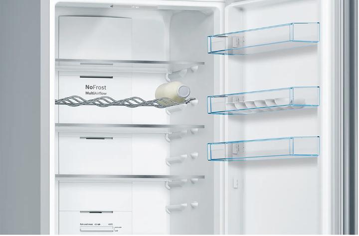 Produktbild Bosch Hausgeräte Serie 4 KGN39VIEB Kühl-Gefrierkombination Freistehend 368 l E Edelstahl (368 l)