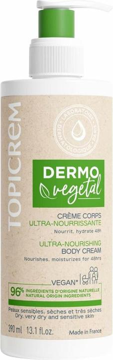 Topicrem Dermovegetal Crema Vegana 390ml (Schaum, 390 ml)