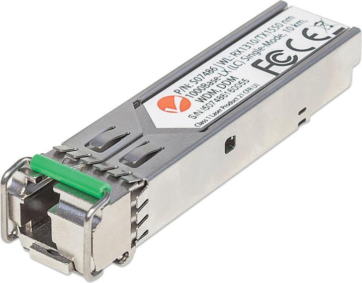 Image du produit Intellinet Gigabit SFP Mini-GBIC Transceiver WDM bidirectionnel pour câble à fibre optique