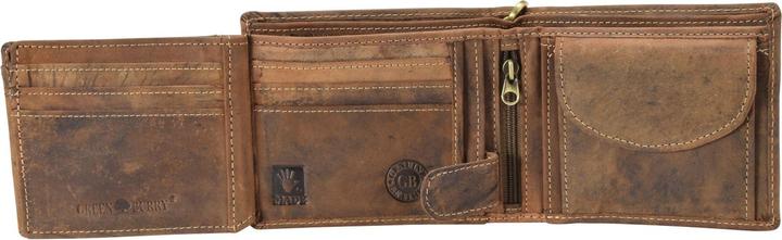 Actual product image Greenburry Vintage Skull wallet leather 12 cm