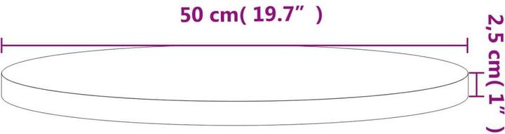Actual product image VidaXL Gillian (50 x 2,5 cm)