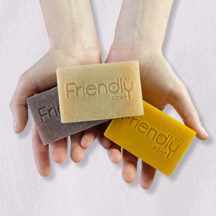 Produktbild Friendly Soap Lemongrass & Hemp Soap 95g (Hartseife, 95 g)