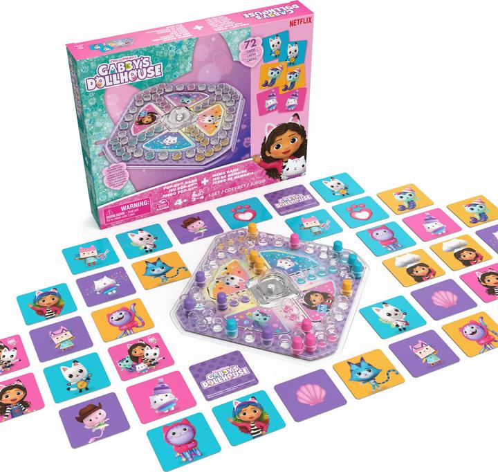 Actual product image Spin Master CGI KGM Gabbys DH 72 Memo pop Bundle GML (2 - 4 Players)