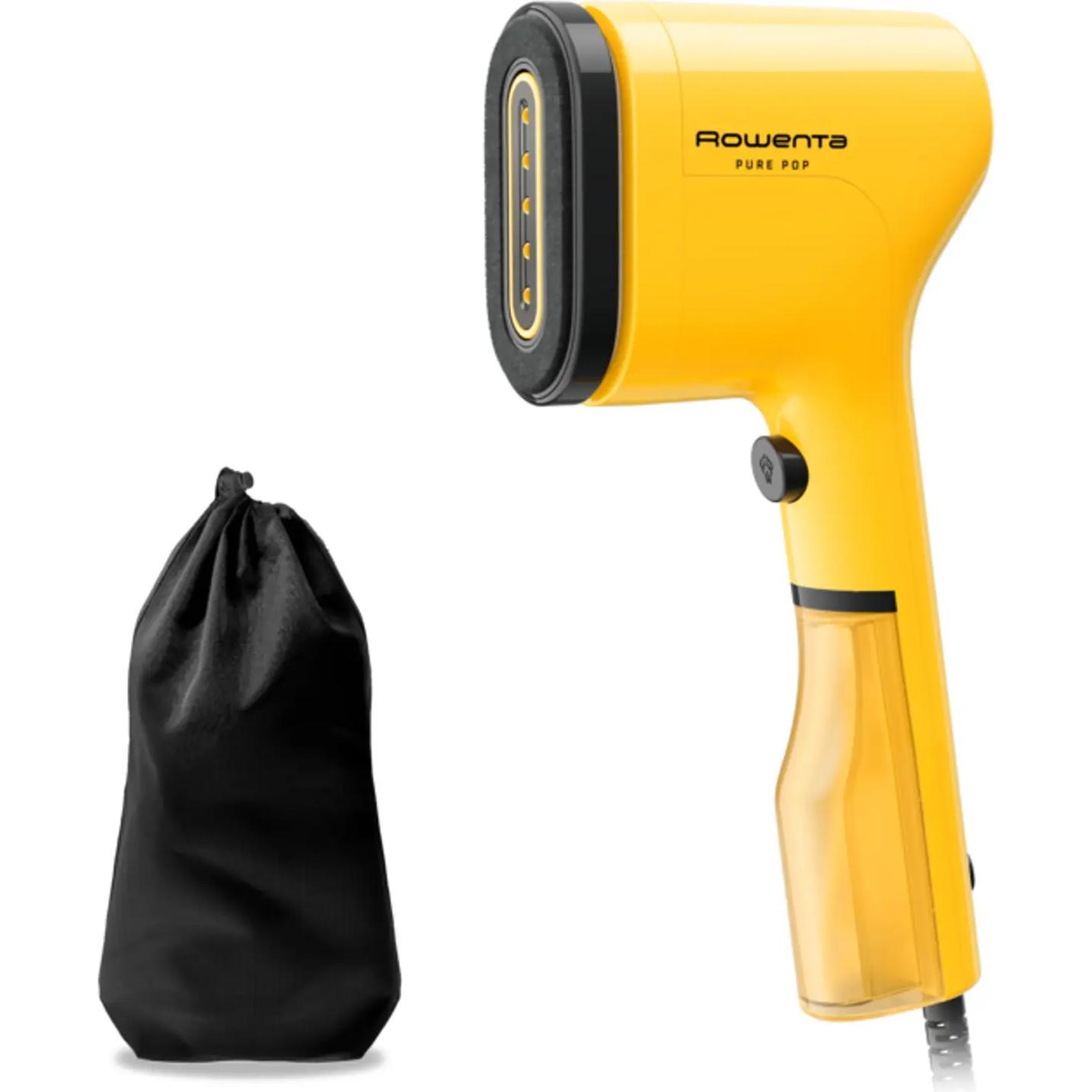 Rowenta Pure Pop DR2026 Vapore per indumenti portatile Giallo, Stiratrice a vapore, Giallo