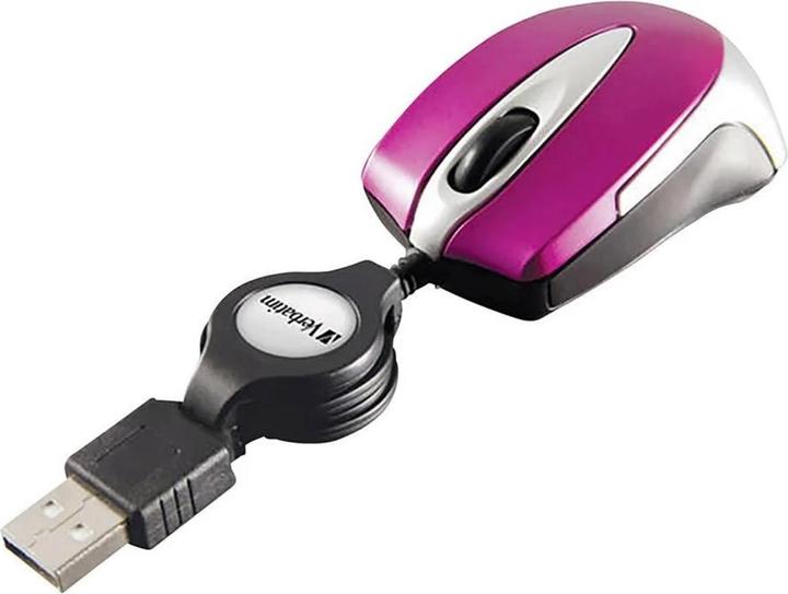 Actual product image Verbatim Go Mini Optical Travel Mouse (Cable)