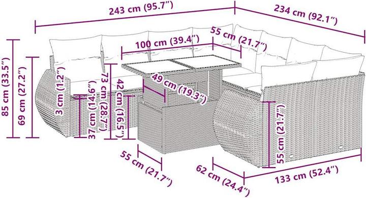 Produktbild vidaXL Elianna