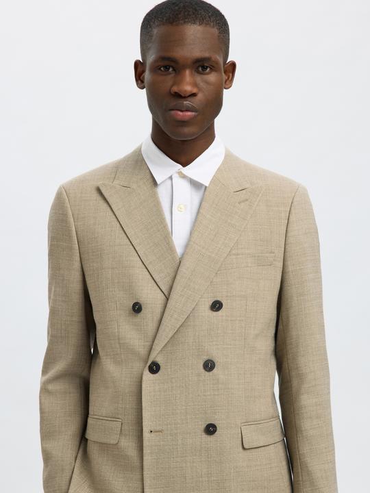 Produktbild Selected Slim Fit Zweireihiger Blazer (50)