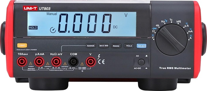 Actual product image Uni-T Bench multimeter UT803, True RMS