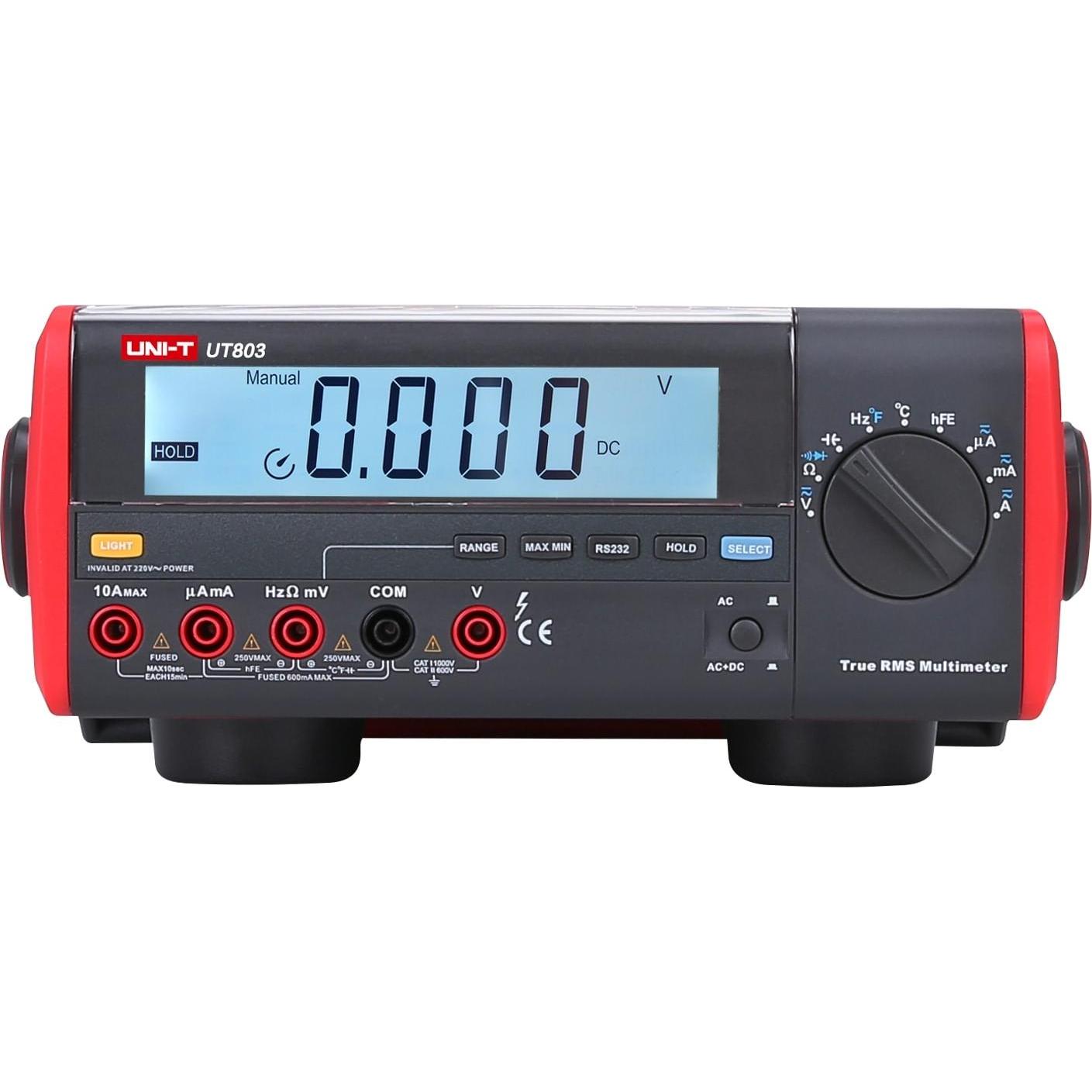 Thumbnail - Uni-T, Multimeter, Tischmultimeter UT803, True RMS