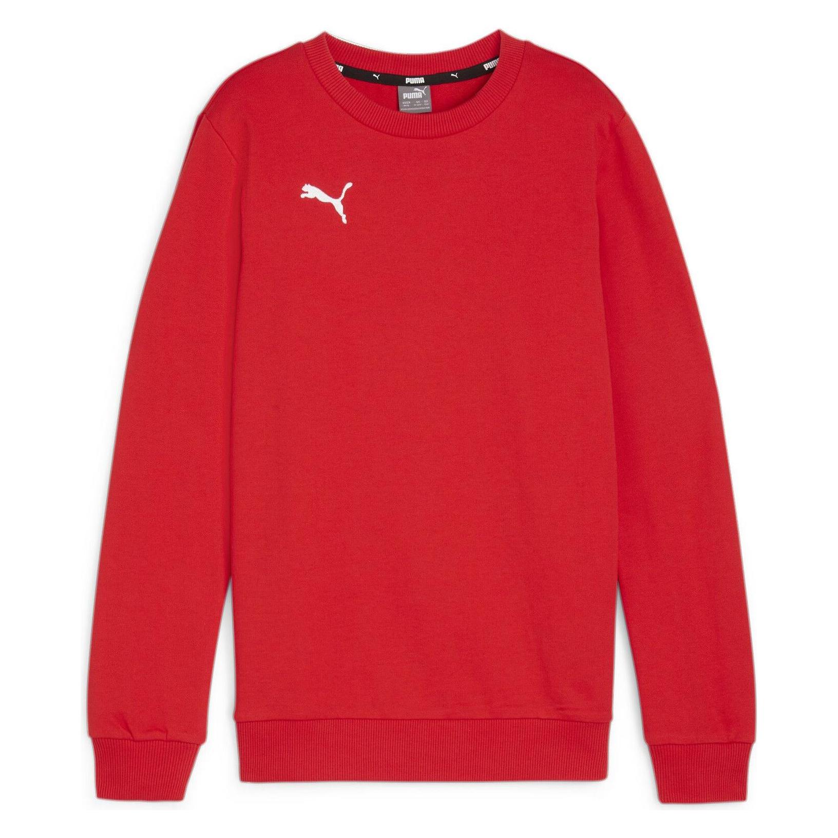 Puma, Jongens, Springer, TeamGOAL Casuals Crew Neck Sweat Jr, Rood, (152)