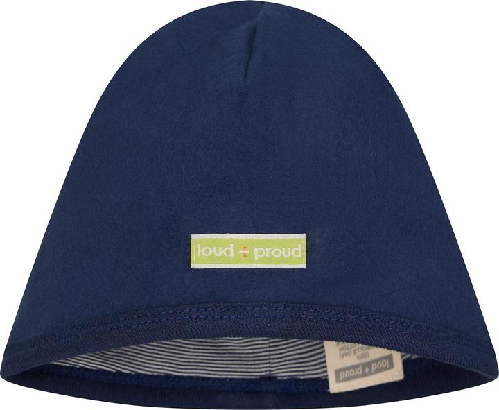 Actual product image loud + proud Babys & Kinder Wendemütze aus Baumwoll-Fleece (74/80)