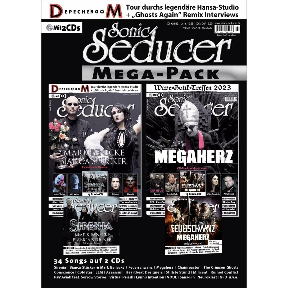 Sonic Seducer Mega-Pack 03/2023 mit Ausgabe 06/2023 + 07-08/2023 + 2 Audio-CD, Fachbücher von Vogel, Thomas Media