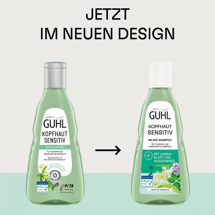 Actual product image Guhl Sensitive scalp (Liquid shampoo, 250 ml)