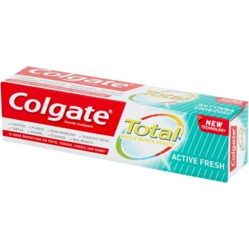 Thumbnail - Colgate, Zahnpasta, Total Active Fresh Toothpaste - Toothpaste For Complete Protection (75 ml)