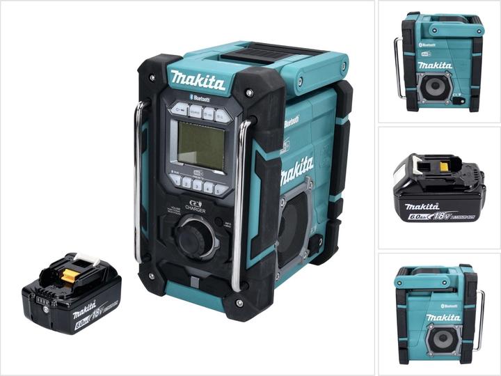 Immagine prodotto Makita DMR 301 G1 Radio da cantiere ricaricabile 12 V max. - 18 V DAB / DAB+ / Bluetooth + 1x batteria (AM, DAB, DAB, FM, Bluetooth)