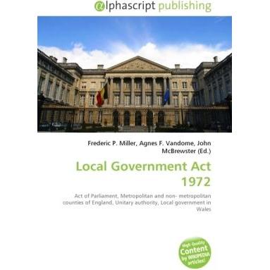 Local Government Act 1972, Fachbücher