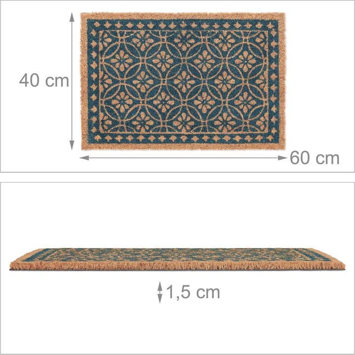 Produktbild Relaxdays Fussmatte (60 x 40 x 1.5 cm)