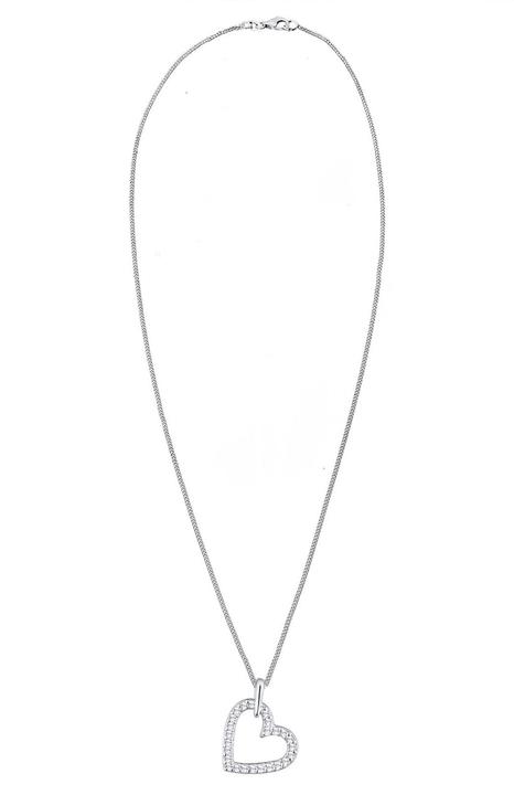 Produktbild Elli Herz Anhänger (925 Silber, 45 cm)