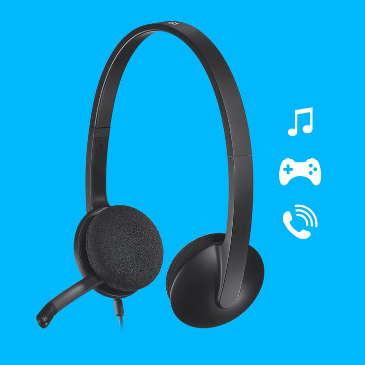 Image du produit Logitech H340 (Filaire, USB-A)