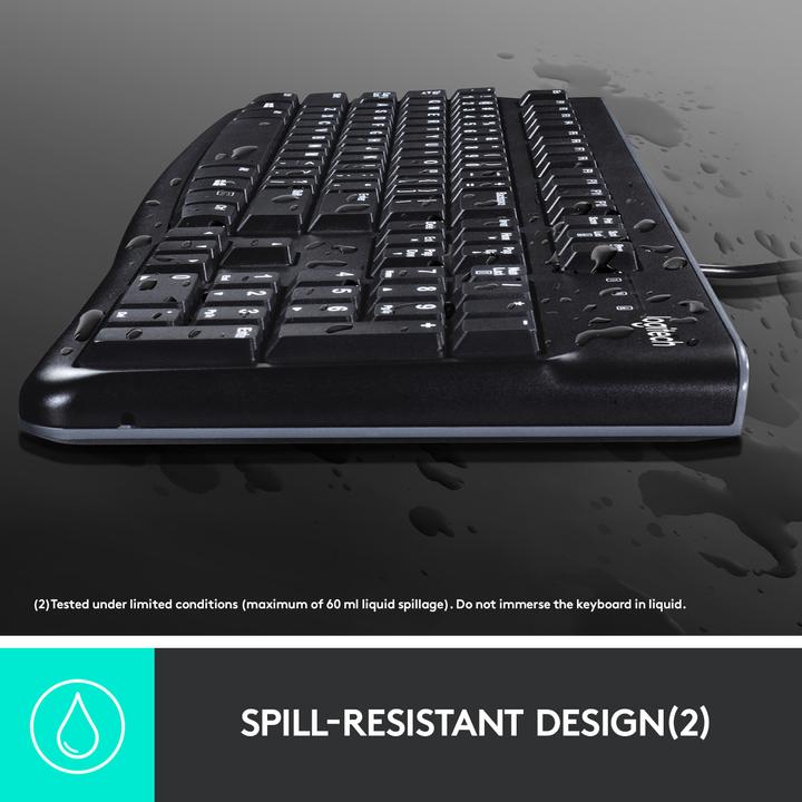 Immagine prodotto Logitech Mk120 (CH, Cablato)