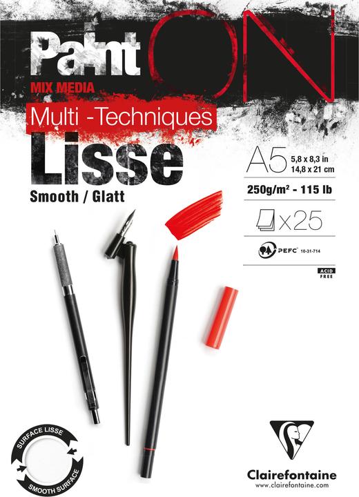 Image du produit Clairefontaine Multi-technique (250 g/m², 25 x)