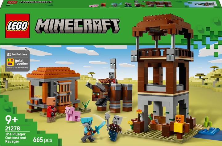 Produktbild LEGO Ein Verwüster am Plünderer-Aussenposten (21278, LEGO Minecraft)