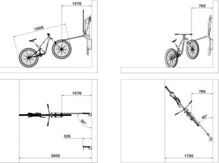 Produktbild OK-Line Fahrrad-Aufh+AMMApA-ngevorrichtung Aussenbereich e-Bike LIFT