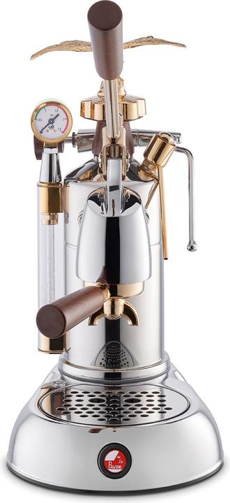 Produktbild La Pavoni LPLEXP01EU, Espressomaschine Expo 2015, Chrome/or (EU-Stecker)