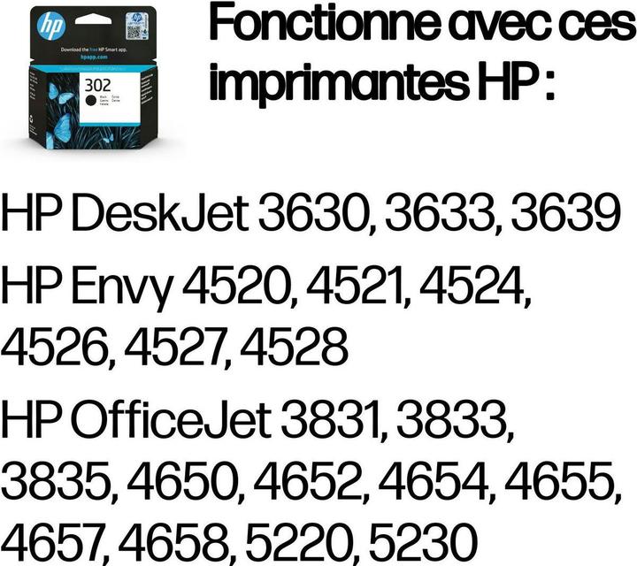 Produktbild HP 302 Black Original Ink