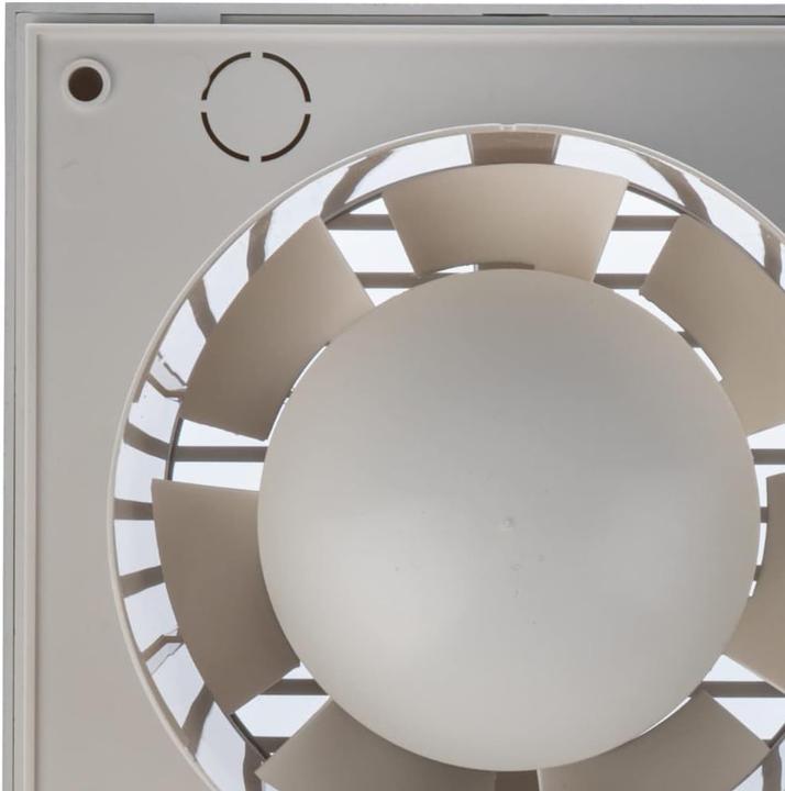 Produktbild Euro3plast 100mm Bad-Lüfter mit Feuchtesensor, Silber