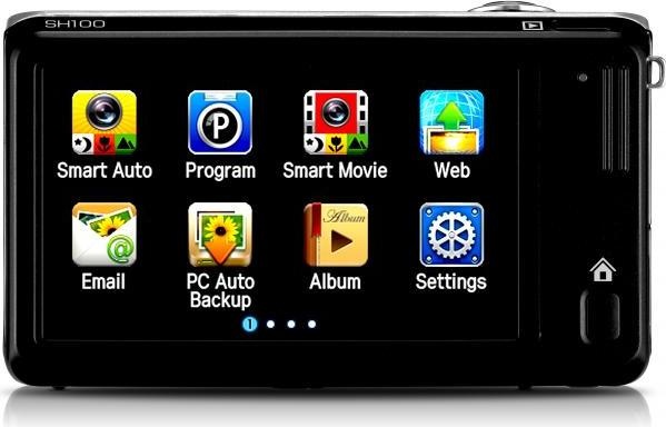 Immagine prodotto Samsung SH100, 14MP, 5xzoom, W-LAN, filmati HD, nero (1/2,3'')